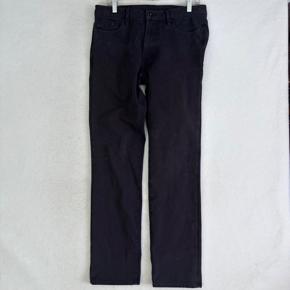 Mission Workshop The Mission Jean Pants Men 34 Deep Navy Stretch Tech Chino USA